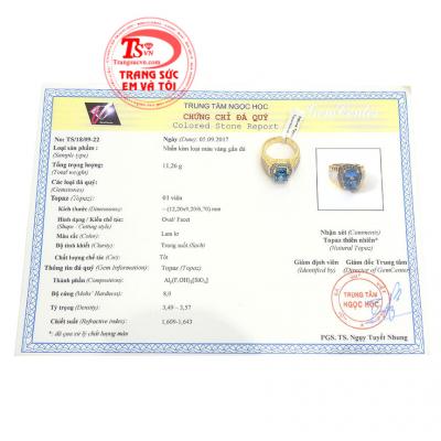 Chứng chỉ đá quý từ trung tâm ngọc học