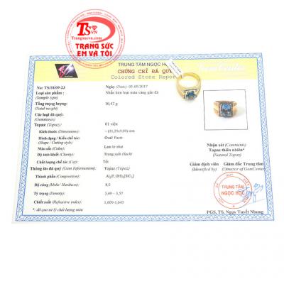 Chứng chỉ đá quý từ trung tâm ngọc học