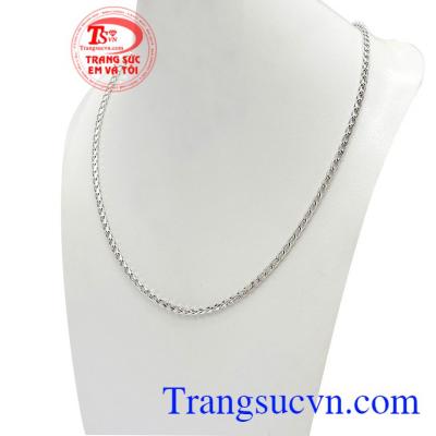 Dây Nam Vàng Trắng Ý Size Lớn phù hợp phái mạnh mang lại sự cá tính, phong cách và đẳng cấp