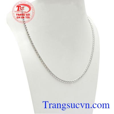 Dây Nam Vàng Trắng Ý Size Lớn kiểu dáng mới lạ, mẫu mã thời trang