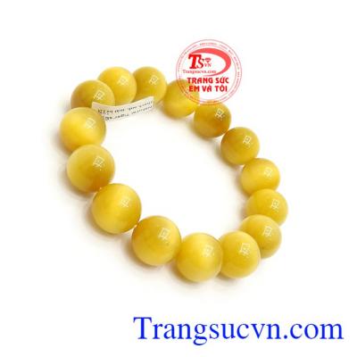 Chuỗi Thạch Anh Mắt Hổ Thiên Nhiên 14 Ly