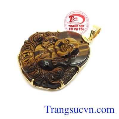 Sản phẩm đá mắt hổ thiên nhiên được chạm khắc 3D rõ nét, tinh xảo