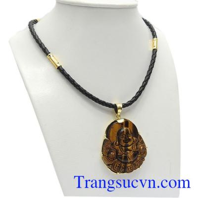 Bộ dây phật di lặc đá mắt hổ mang lại nhiều may mắn, vui vẻ, hạnh phúc cho người đeo