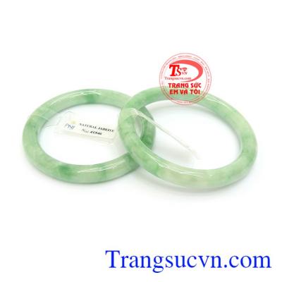 Vòng ngọc đeo tay cẩm thạch thiên nhiên