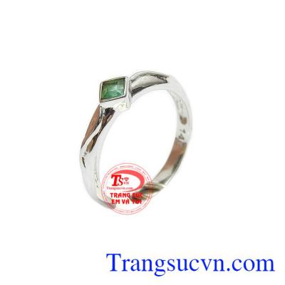 Nhẫn nữ vàng trắng 14k xinh đẹp