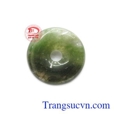 Mặt đồng xu canxedon tài lộc