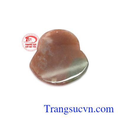 Mặt di lặc canxedon đẹp có thể kết hợp cùng dây da, dây cao su hoặc bọc vàng để đảm bảo độ bền đẹp cho mặt dây. 