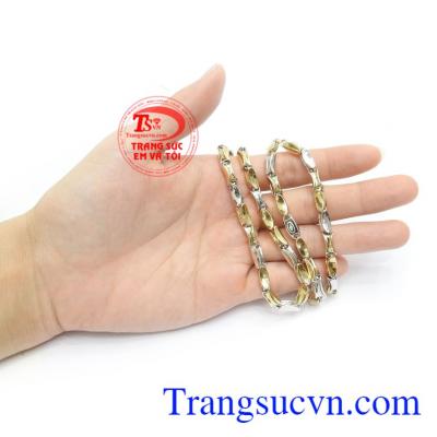 Dây chuyền nam 18k phong cách