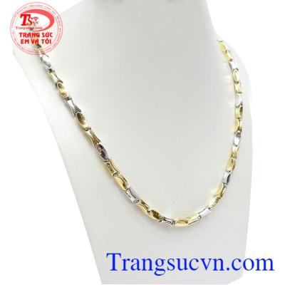 Dây Chuyền Ý 18k Size Vừa phù hợp phong cách và thị hiếu phái mạnh và với nhiều phong cách thời trang và các kiểu dáng mặt dây chuyền khác nhau