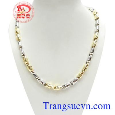 Dây Chuyền Nam Vàng Ý Cá Tính vàng 10k nhập khẩu nguyên chiếc từ Italy kiểu dáng đẹp, chất lượng cao