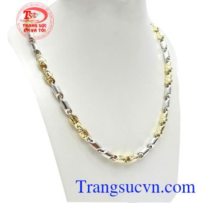 Dây Chuyền Nam Vàng Ý Cá Tính