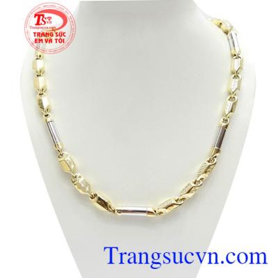Dây Chuyền Nam Ý 10k Mạnh Mẽ nhập khẩu nguyên chiếc từ Italy kiểu dáng đẹp, chất lượng cao, phù hợp phong cách phái mạnh