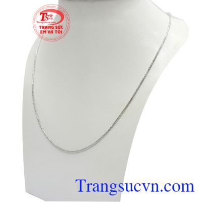 Dây chuyền nữ vàng trắng đẳng cấp