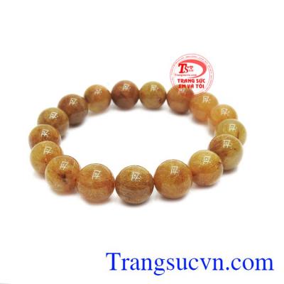 Chuỗi tay thạch anh tóc 12 ly