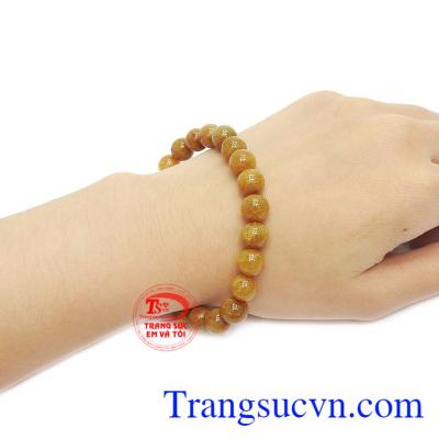 Chuỗi tay có giấy kiểm định đá quý.