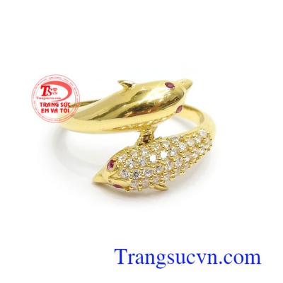 Nhẫn nữ vàng 10k thời trang