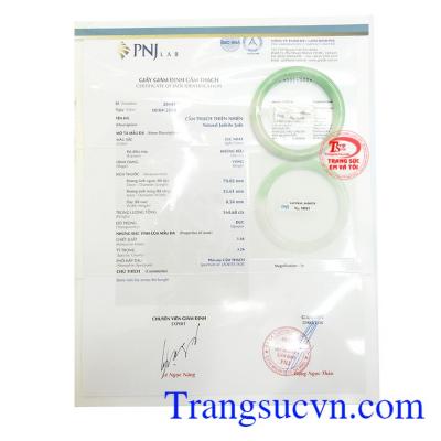 Giấy kiểm định