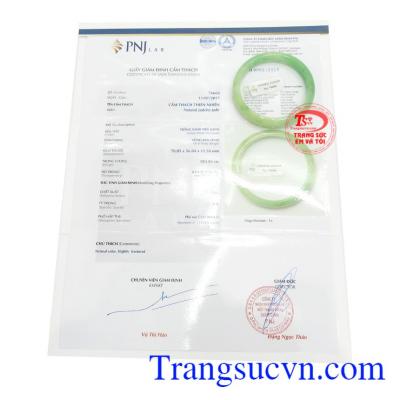 Giấy kiểm định