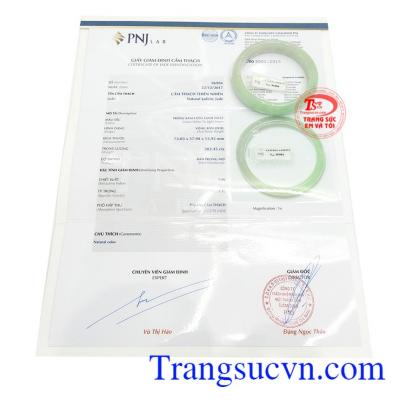 Giấy kiểm định