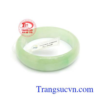 Vòng ngọc đá cẩm thạch trong ngọc thiên nhiên cao cấp màu sắc đẹp, đeo hợp thời trang và phong thủy