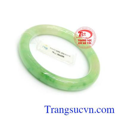 Ngọc miến điện tròn vân lý thiên nhiên cao cấp, đeo hợp thời trang và phong thủy