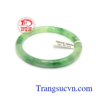 Vòng tay vân ngọc bản tròn, chất lượng cao