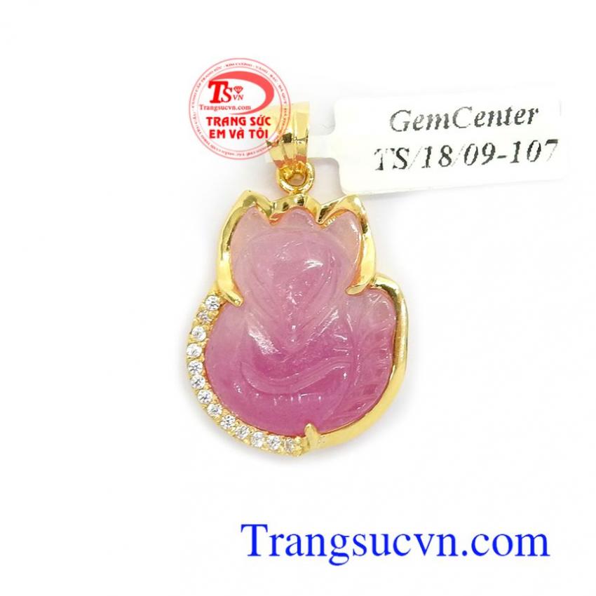 Mặt Hồ Ly Sapphire May Mắn