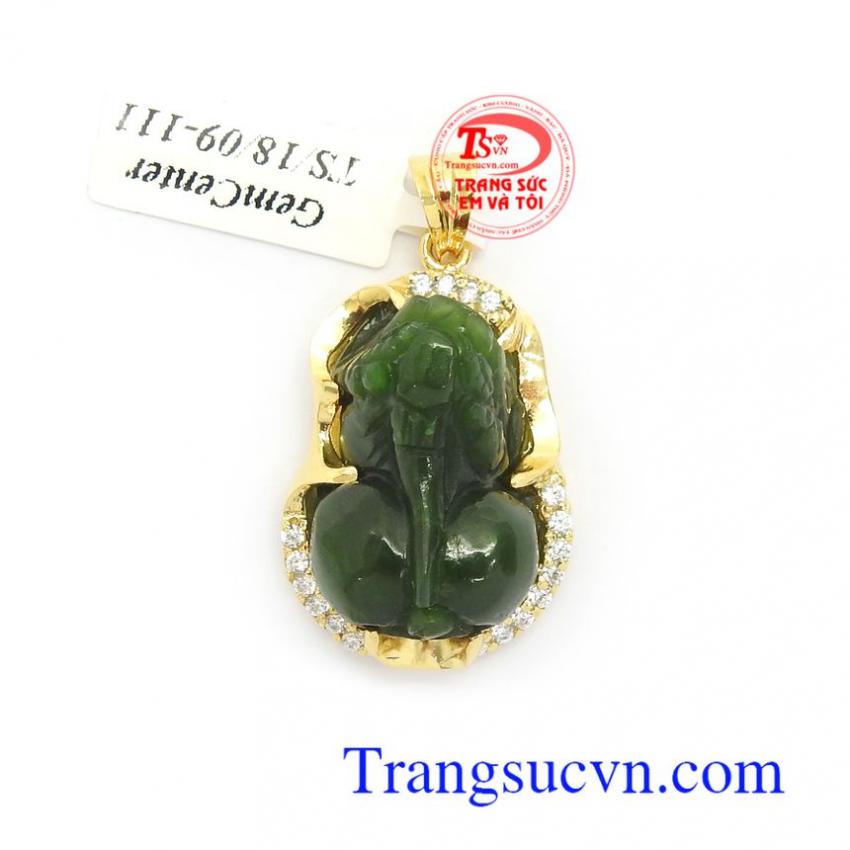 Mặt Tỳ Hưu Cẩm Thạch Tài Lộc