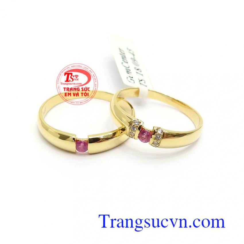Đôi Nhẫn Cưới Tình Yêu Son Sắt