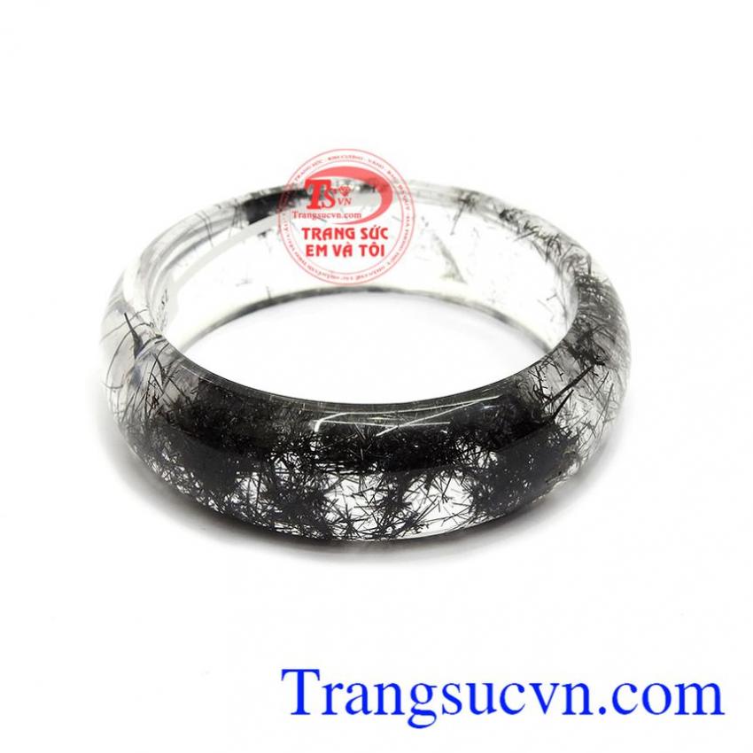 Vòng thạch anh tóc đen tài lộc