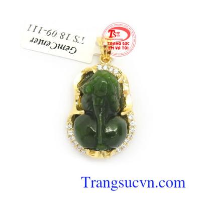 Mặt Tỳ Hưu Cẩm Thạch Tài Lộc Tỳ là linh vật được ưa chuộng bậc nhất trong phong thủy bởi tác dụng trừ tà, chiêu tài lộc, may mắn, mang lại bình an và hạnh phúc cho người đeo