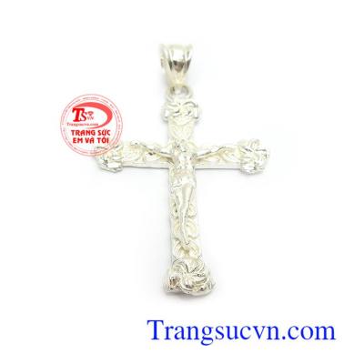 Mặt dây chuyền thánh giá bạc