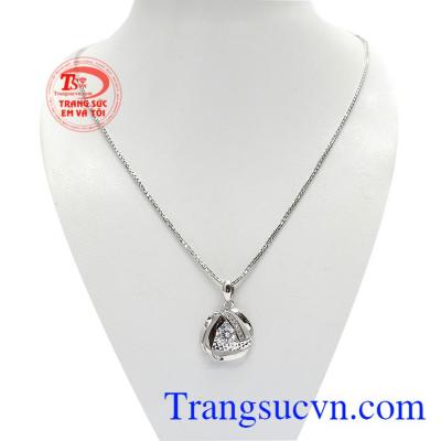 Bộ trang sức sang trọng vàng trắng Hàn Quốc