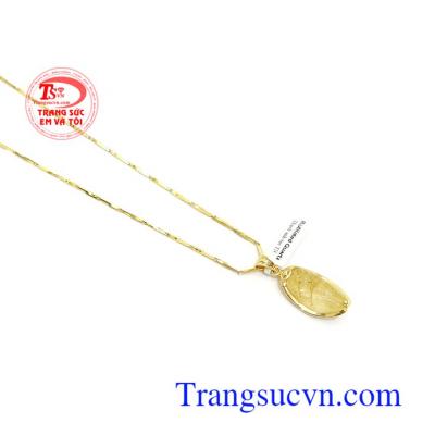 Bộ dây chuyền nữ phong thủy bình an. Bộ Dây Ngọc Thiền Bình An