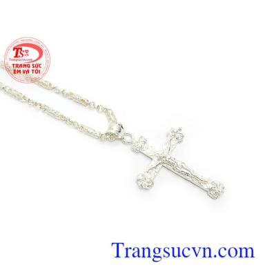 Bộ dây chuyền bạc nam đẳng cấp