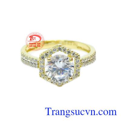Nhẫn nữ tinh tế Hàn Quốc mang đến thiết kế đẹp mắt, thời trang và vô cùng lấp lánh.
