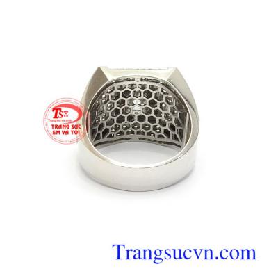 Nhẫn nam 10k Hàn Quốc phong cách phái mạnh