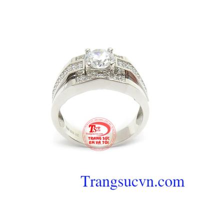 Nhẫn Nam Korea Sang Trọng chế tác tinh xảo, chất lượng cao cấp