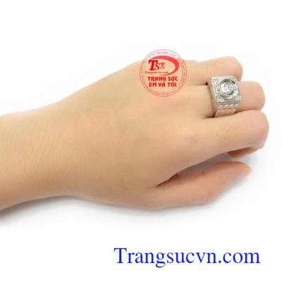 Nhẫn Nam Đính Đá Đẳng Cấp