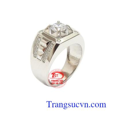 Nhẫn Nam Hàn Quốc Thịnh Vượng vàng 10k kiểu dáng đẹp, chất lượng cao, nhập khẩu nguyên chiếc