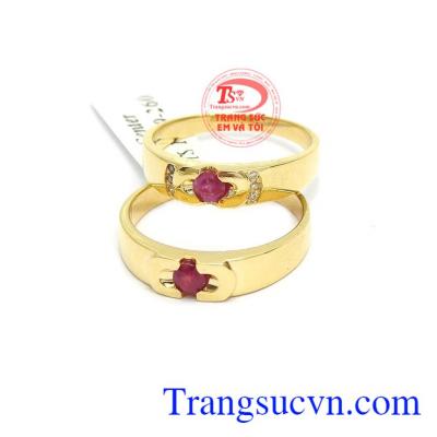 Sản phẩm nhẫn cưới tượng trưng cho tình yêu