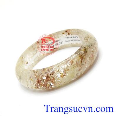 Vòng thạch anh nâu đỏ may mắn 