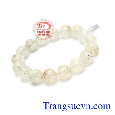 Chuỗi tay thạch anh tóc giúp mang lại nhiều may mắn