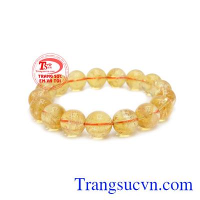 Chuỗi thạch anh vàng 12 ly 