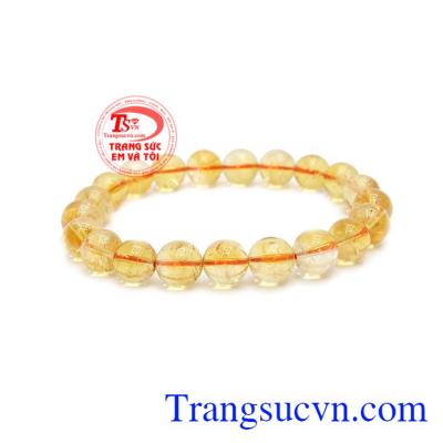 Chuỗi thạch anh vàng 9 ly 