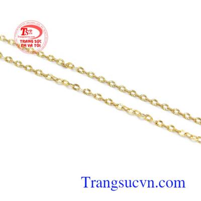 Dây Chuyền Nữ Ý 18k Cá Tính