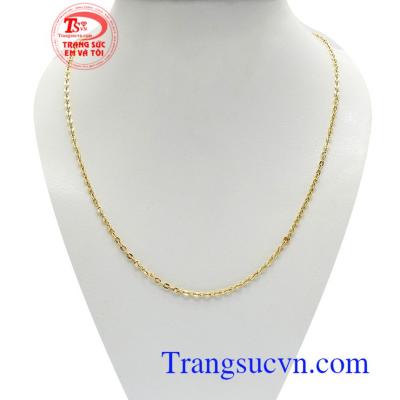 Dây Chuyền Nữ Ý 18k Cá Tính nhập khẩu nguyên chiếc từ Italy, dây chuyền nữ cao cấp nhập khẩu