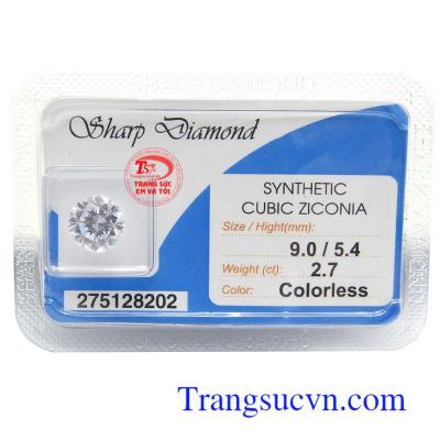Kim Cương Nhân Tạo 9.0 Ly màu sắc đẹp, chất lượng cao