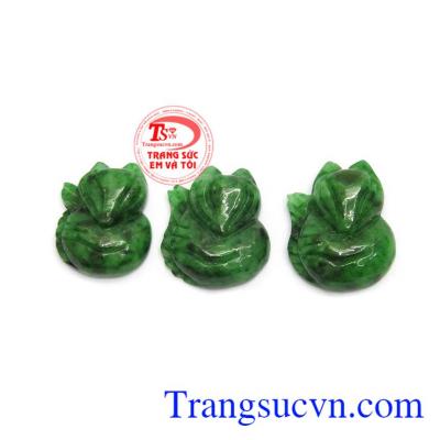 Hồ ly tình yêu là sản phẩm ngọc cẩm thạch thiên nhiên