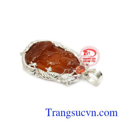  Sản phẩm kết hợp bạc và ngọc mã não thiên nhiên.